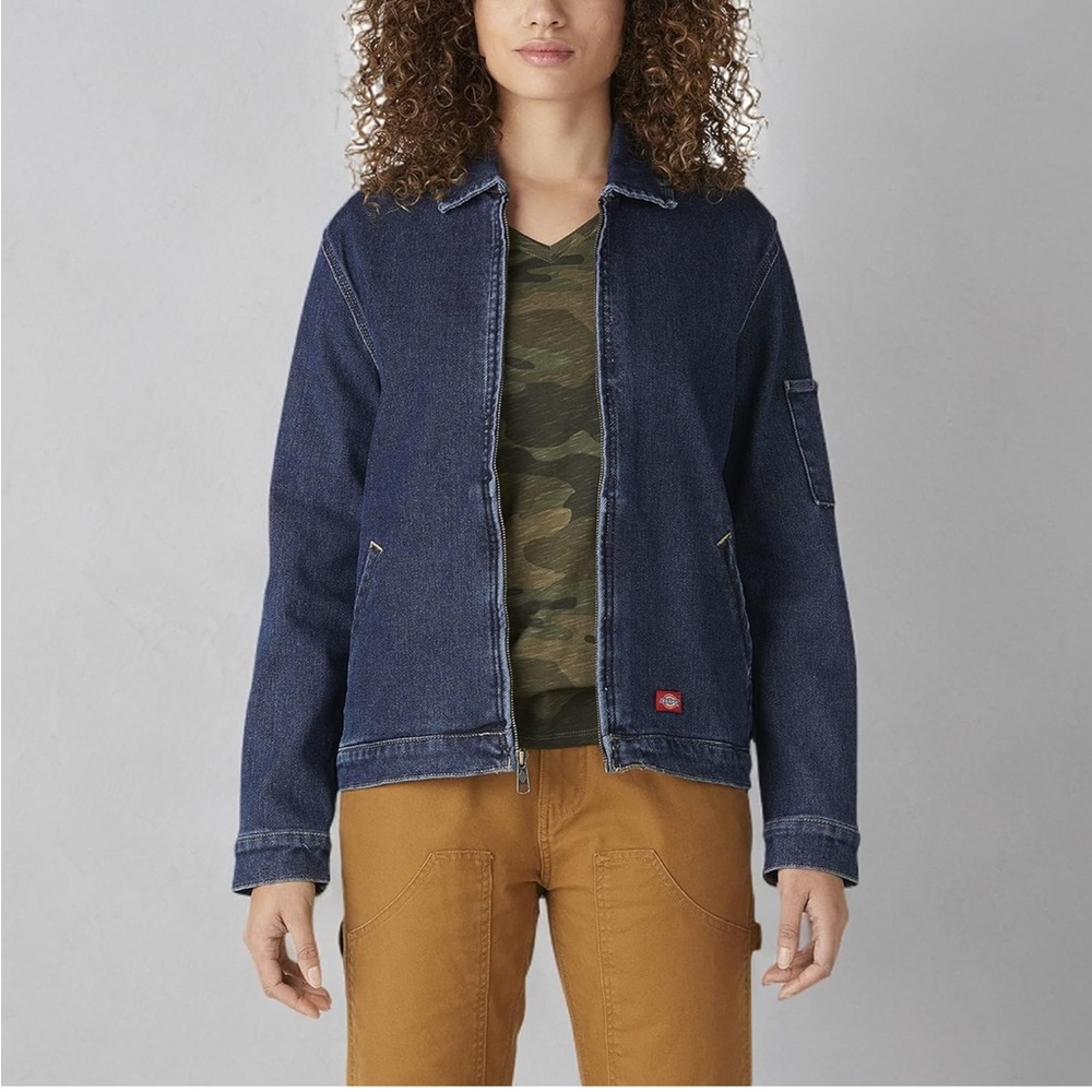 Women's Dickies Lined Denim Jacket 2X Plus